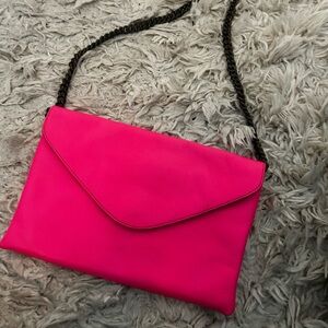 Jcrew pink clutch